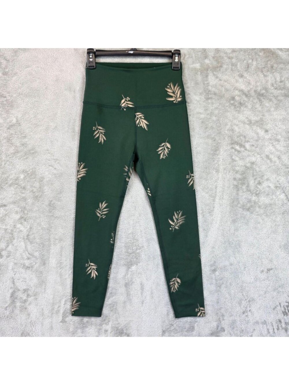Beyond Yoga Leggings Womens S Green Floral High Rise Ankle Yoga Athletic